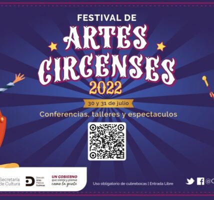 Alista Cultura novena edición del “Festival de Artes Circenses”