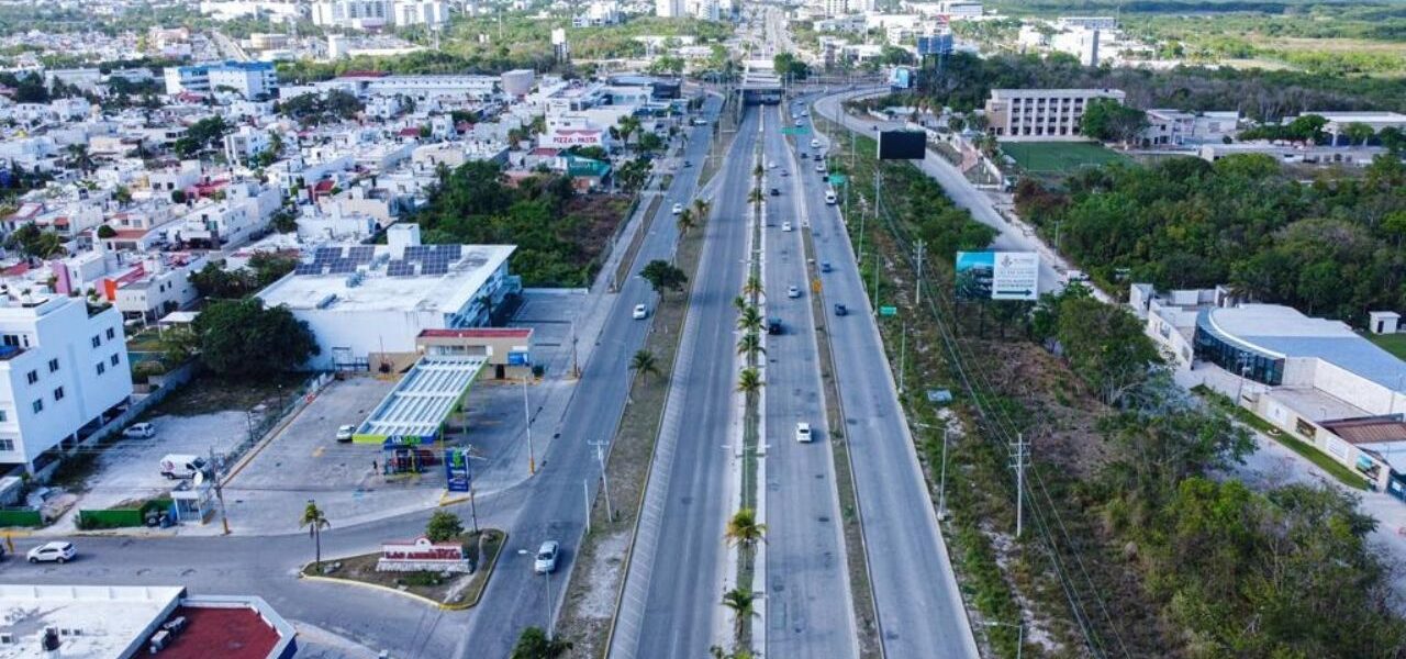 Definen rutas alternas por obras en el bulevar Colosio de Cancún