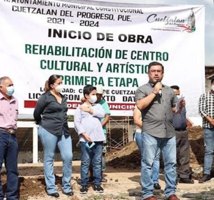 Inician rehabilitación del Centro Cultural y Artístico de Cuetzalan