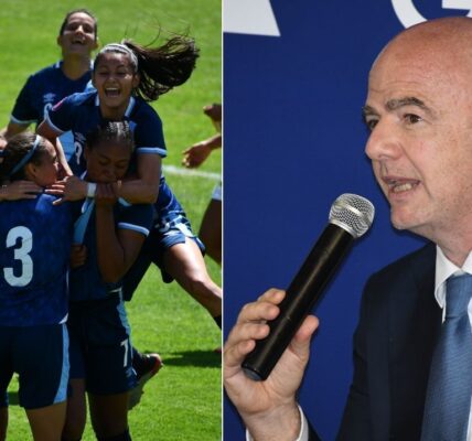 Infantino: "Por el fútbol femenino hay que trabajar, hay que trabajar más y mejor"