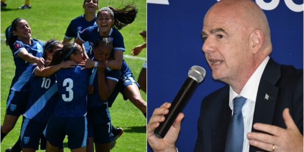 Infantino: "Por el fútbol femenino hay que trabajar, hay que trabajar más y mejor"