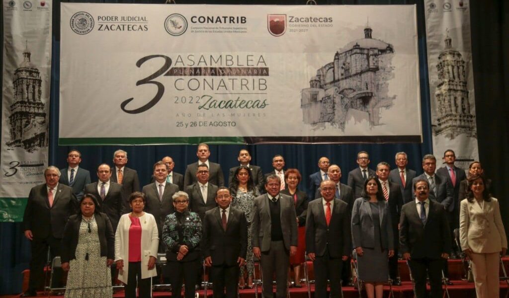 Zacatecas está a la vanguardia en materia judicial, destaca Gobernador David Monreal al inaugurar la Conatrib