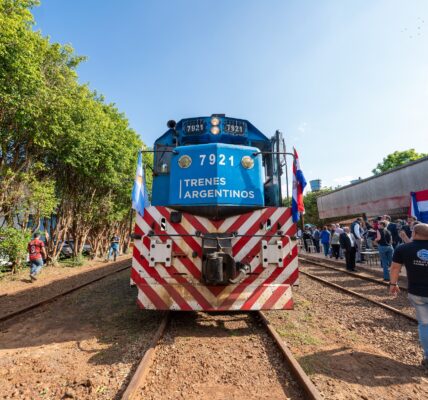 Argentina y Paraguay retoman cruce ferroviario internacional