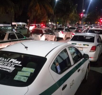 Alista Ayuntamiento operativos de vigilancia, ante amenazas de taxistas a autobuses en Cancún