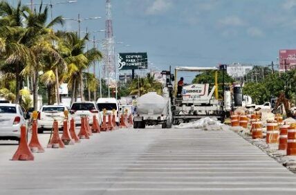 Bulevar Colosio Cancún: Así se encuentran las obras en el quinto tramo