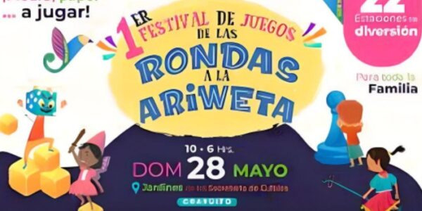 Ofrecerá Festival de Juegos “De las rondas a la ariweta” más de 40 actividades gratuitas