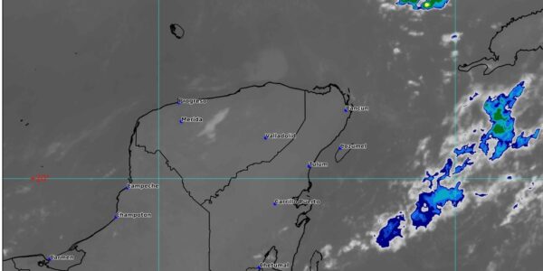 Lluvias puntuales fuertes en Quintana Roo